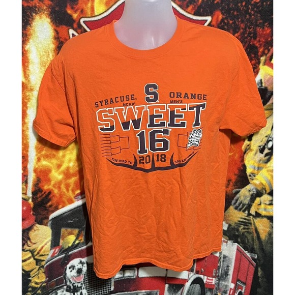 Official 2018 Syracuse Orange Mens‎ NCAA Sweet 16 T-Shirt Size Large - Picture 1 of 3